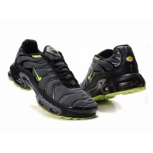 Nike Air Max Tn Requin/Tuned 1 2012 Chaussues Basket TN Pour Homme Gris/Vert
