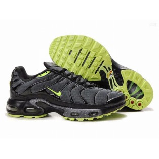 Nike Air Max Tn Requin/Tuned 1 2012 Chaussues Basket TN Pour Homme Gris/Vert