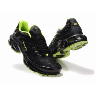 Nike Air Max Tn Requin/Tuned 1 2012 Chaussues Nike Tn Nouvelle Pour Homme Noir/Vert
