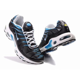 Nike Air Max Tn Requin/Tuned 1 2012 Chaussues Tn Requin Pour Homme Noir/Bleu