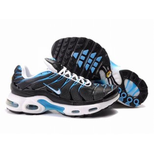 Nike Air Max Tn Requin/Tuned 1 2012 Chaussues Tn Requin Pour Homme Noir/Bleu