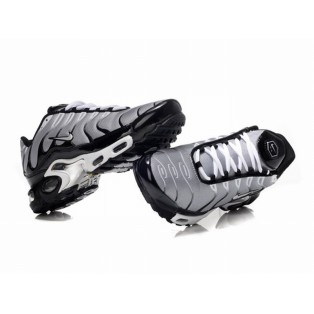 Nike Air Max Tn Requin/Tuned 1 2014 Chaussures Pour Homme Argent/Noir