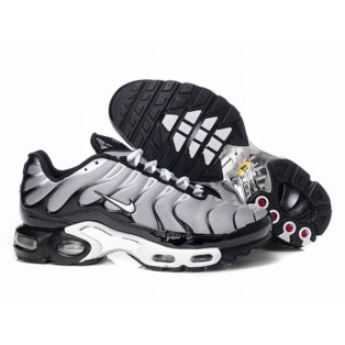Nike Air Max Tn Requin/Tuned 1 2014 Chaussures Pour Homme Argent/Noir