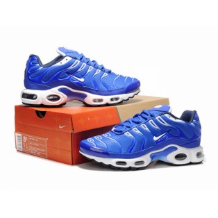 Nike Air Max Tn Requin/Tuned 1 2014 Chaussures Pour Homme Bleu/Blanc