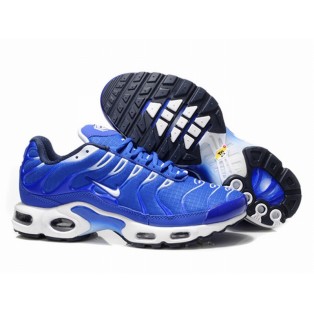 Nike Air Max Tn Requin/Tuned 1 2014 Chaussures Pour Homme Bleu/Blanc