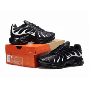 Nike Air Max Tn Requin/Tuned 1 2014 Chaussures Pour Homme Noir/Blanc