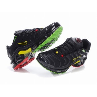 Nike Air Max Tn Requin/Tuned 1 CHaussures Nike TN 2013 Pour Homme NOir/Vert 604133-140A