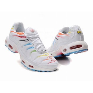 Nike Air Max Tn Requin/Tuned 1 chaussures pour homme Blanc/Blue/Orange 604133-130A