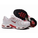 Nike Air Max Tn Requin/Tuned 1 Chaussures Pour Homme Blanc/Rouge 604133-332A