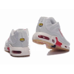 Nike Air Max Tn Requin/Tuned 1 GS Chaussues Pour Femme Blanc/Rouge