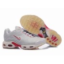 Nike Air Max Tn Requin/Tuned 1 GS Chaussues Pour Femme Blanc/Rouge