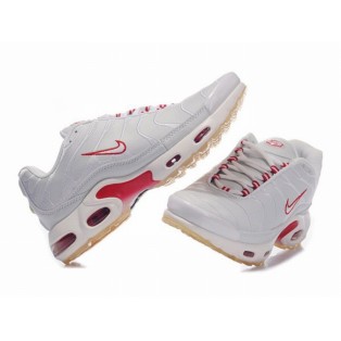 Nike Air Max Tn Requin/Tuned 1 GS Chaussues Pour Femme Blanc/Rouge