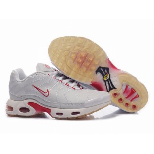 Nike Air Max Tn Requin/Tuned 1 GS Chaussues Pour Femme Blanc/Rouge