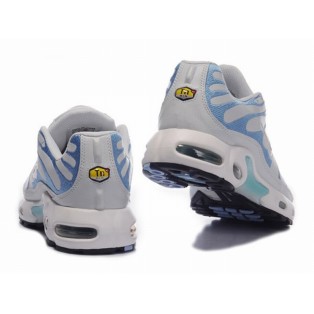 Nike Air Max Tn Requin/Tuned 1 GS Chaussures Pour Femme Blanc/Bleu