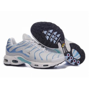 Nike Air Max Tn Requin/Tuned 1 GS Chaussures Pour Femme Blanc/Bleu