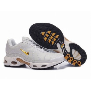 Nike Air Max Tn Requin/Tuned 1 GS Chaussures Pour Femme Blanc/Or