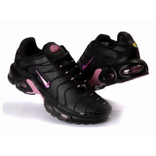 Nike Air Max Tn Requin/Tuned 1 GS Chaussures Pour Femme Noir/Rose/Pourpre