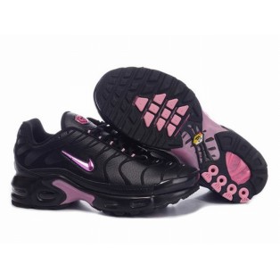 Nike Air Max Tn Requin/Tuned 1 GS Chaussures Pour Femme Noir/Rose/Pourpre