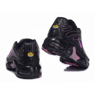 Nike Air Max Tn Requin/Tuned 1 GS Chaussures Pour Femme Noir/Rose/Pourpre