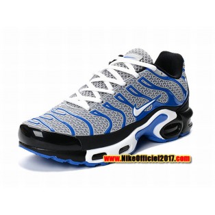 Nike Air Max Tn Requin/Tuned 2017 Chaussures de Baskets Pas Cher Pour Homme Gris/Bleu