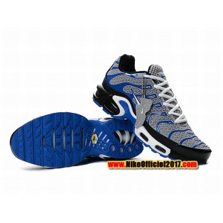 Nike Air Max Tn Requin/Tuned 2017 Chaussures de Baskets Pas Cher Pour Homme Gris/Bleu