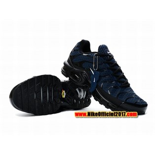 Nike Air Max Tn Requin/Tuned 2017 Chaussures de Baskets Pas Cher Pour Homme Noir/Bleu