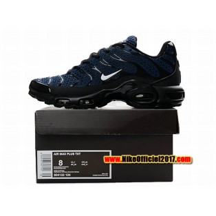 Nike Air Max Tn Requin/Tuned 2017 Chaussures de Baskets Pas Cher Pour Homme Noir/Bleu