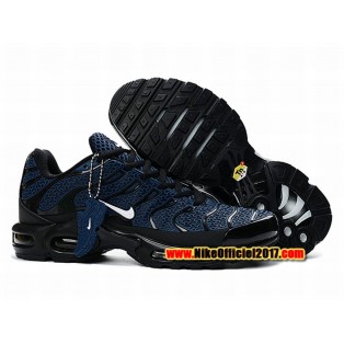 Nike Air Max Tn Requin/Tuned 2017 Chaussures de Baskets Pas Cher Pour Homme Noir/Bleu