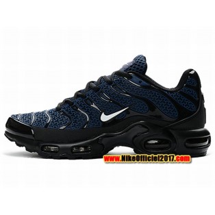 Nike Air Max Tn Requin/Tuned 2017 Chaussures de Baskets Pas Cher Pour Homme Noir/Bleu