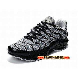 Nike Air Max Tn Requin/Tuned 2017 Chaussures de Baskets Pas Cher Pour Homme Noir/Gris
