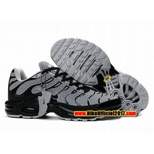 Nike Air Max Tn Requin/Tuned 2017 Chaussures de Baskets Pas Cher Pour Homme Noir/Gris