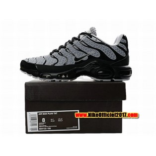 Nike Air Max Tn Requin/Tuned 2017 Chaussures de Baskets Pas Cher Pour Homme Noir/Gris