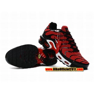 Nike Air Max Tn Requin/Tuned 2017 Chaussures de Baskets Pas Cher Pour Homme Rouge/Noir