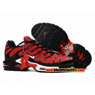 Nike Air Max Tn Requin/Tuned 2017 Chaussures de Baskets Pas Cher Pour Homme Rouge/Noir