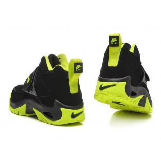 Nike Air Mission GS Chaussure de Basket-ball Nouvelle pour Femme Noir/Jaune