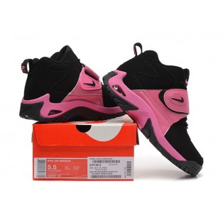 Nike Air Mission GS Chaussure de Basket-ball Nouvelle pour Femme Noir/Pink