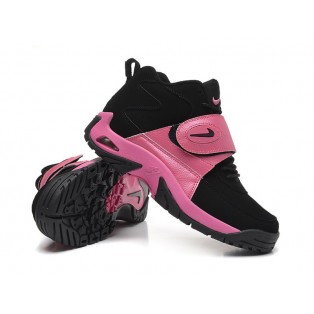 Nike Air Mission GS Chaussure de Basket-ball Nouvelle pour Femme Noir/Pink
