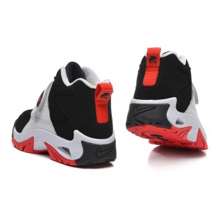 Nike Air Mission GS Chaussure de Basket-ball Nouvelle pour Femme Rouge Noir Blanc