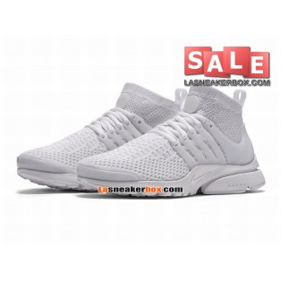 Nike Air Presto Ultra Flyknit - Chaussures de Sports Nike Pas Cher Pour Femme/Enfant 835738-100