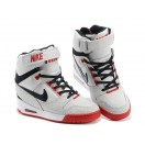 Nike Air Revolution Sky Hi GS Chaussures Montante Nike Nouvelle Pour Femme Blanc/Noir/Rouge 599410-100