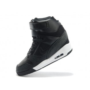 Nike Air Revolution Sky Hi GS Chaussures Montante Nike Nouvelle Pour Femme Noir/Blanc 599410-003