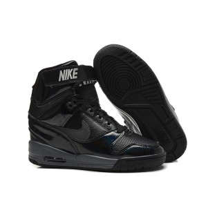 Nike Air Revolution Sky Hi GS Chaussures Montante Nike Nouvelle Pour Femme Noir/Dark Gris 599410-009