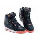 Nike Air Revolution Sky Hi GS Chaussures Montante Nike Nouvelle Pour Femme Noir/Orange 599410-400