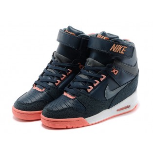 Nike Air Revolution Sky Hi GS Chaussures Montante Nike Nouvelle Pour Femme Noir/Orange 599410-400