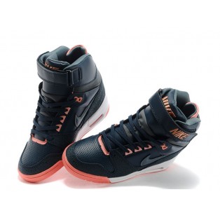 Nike Air Revolution Sky Hi GS Chaussures Montante Nike Nouvelle Pour Femme Noir/Orange 599410-400