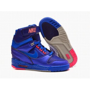 Nike Air RevolutIon Sky Hi GS Chaussures Pour Femme Bleu 599410-401