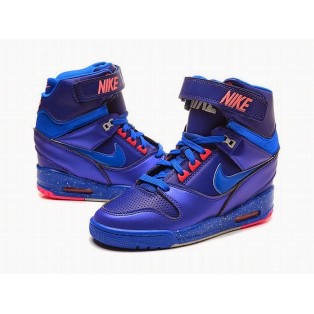 Nike Air RevolutIon Sky Hi GS Chaussures Pour Femme Bleu 599410-401