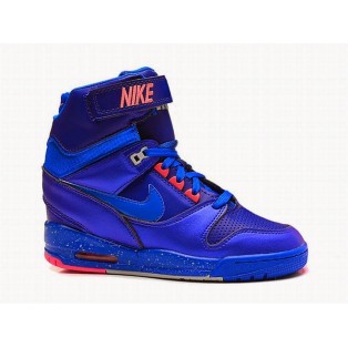 Nike Air RevolutIon Sky Hi GS Chaussures Pour Femme Bleu 599410-401