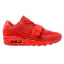 Nike Air Yeezy 2 GS Max 90 Chaussures Nike Nouvelle Pour Femme Cramoisi