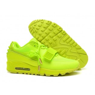 Nike Air Yeezy 2 GS Max 90 Chaussures Nike Nouvelle Pour Femme Jaune